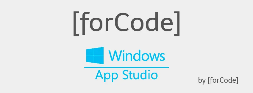 AppStudio, Creando la app de forCode