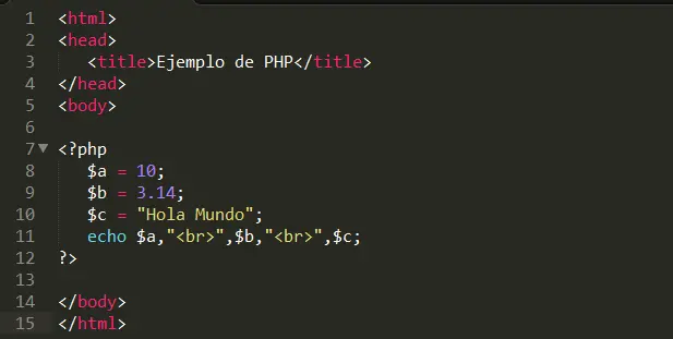 ¿Qué son variables en PHP?